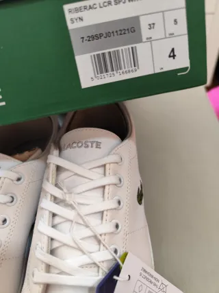 Zapatillas Lacoste Mujer Blancas