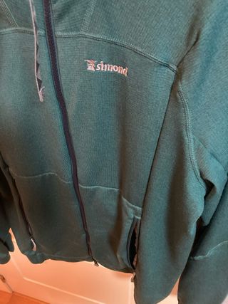 Sudadera Simond Capucha Montaña Verde Talla L