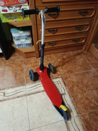 Patinete Oxelo B1 3 Ruedas Rojo