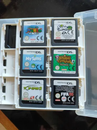 Lote 6 giochi Nintendo DS + custodia