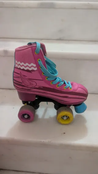Patines Disney Vintage Rosas y Azules