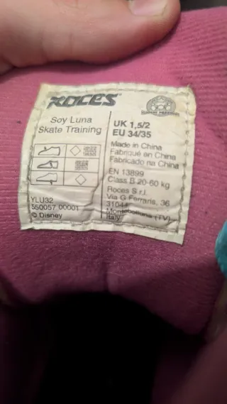 Patines Disney Vintage Rosas y Azules