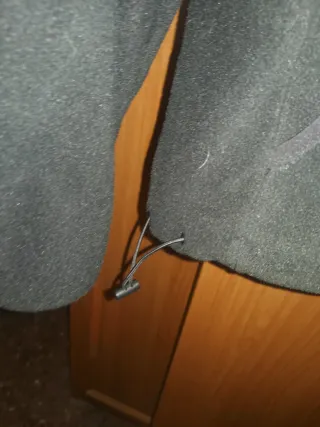 Polar Negro Cremallera Talla XL