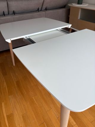 Mesa comedor extensible madera