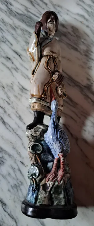 Figura de porcelana HN con grulla