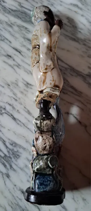 Figura de porcelana HN con grulla