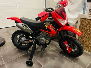 Moto Eléctrica Infantil Feber Cross Roja