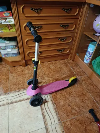 Patinete Oxelo B1 Rosa 3 Ruedas