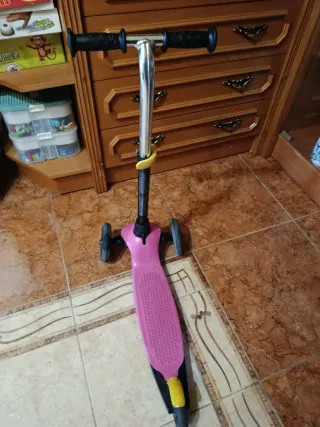 Patinete Oxelo B1 Rosa 3 Ruedas