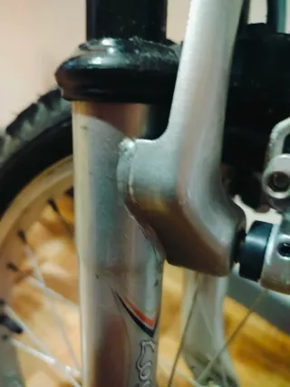 Bicicleta infantil roja