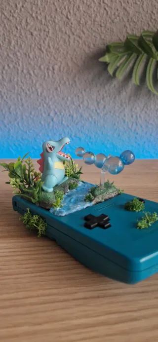 Diorama Game Boy Color Totodile