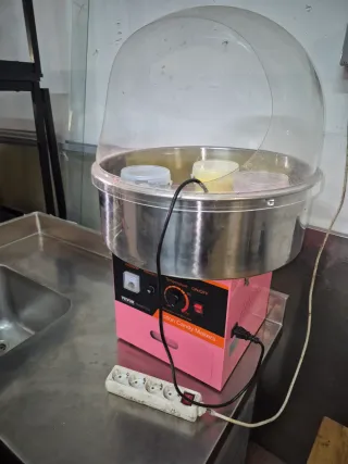 Máquina de Algodón de Azúcar VEVOR Rosa