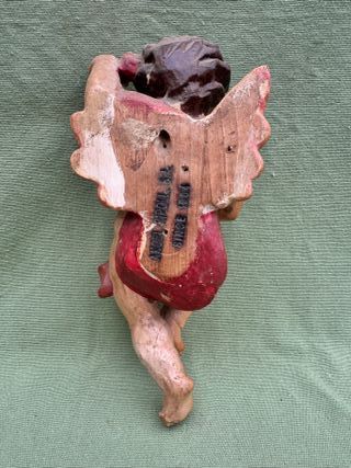 Ángel Querubín talla Madera Ángel Ripoll S.L. 22cm