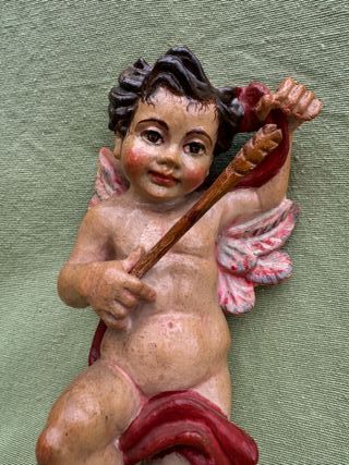 Ángel Querubín talla Madera Ángel Ripoll S.L. 22cm