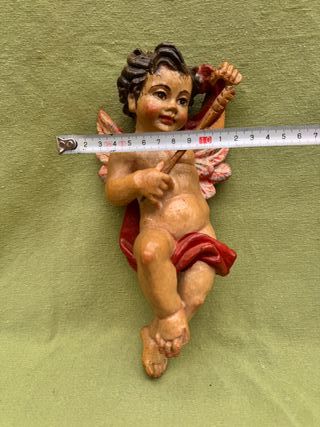 Ángel Querubín talla Madera Ángel Ripoll S.L. 22cm