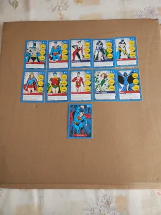 Lote Cromos Super Héroes Carrefour