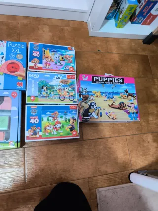 Lote Puzzles Bluey, Paw Patrol, XXL