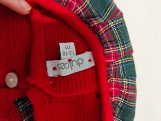 Vestido Navidad 18 meses con cubre pañal a juego