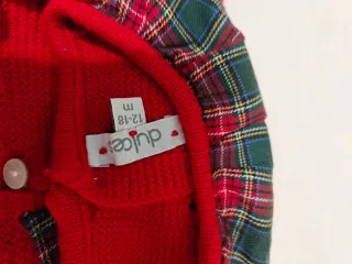 Vestido Navidad 18 meses con cubre pañal a juego