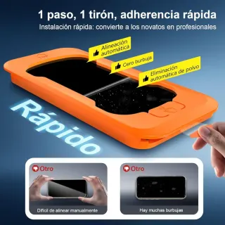 3 Protectores Pantalla iPhone 16 Pro Max 6,9"