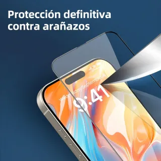 3 Protectores Pantalla iPhone 16 Pro Max 6,9"