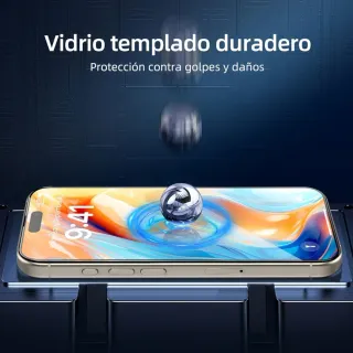3 Protectores Pantalla iPhone 16 Pro Max 6,9"