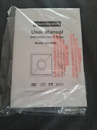 Reproductor Portatil DVD/CD Portátil