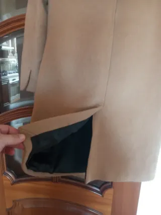 Abrigo Zara Mujer Beige Talla M