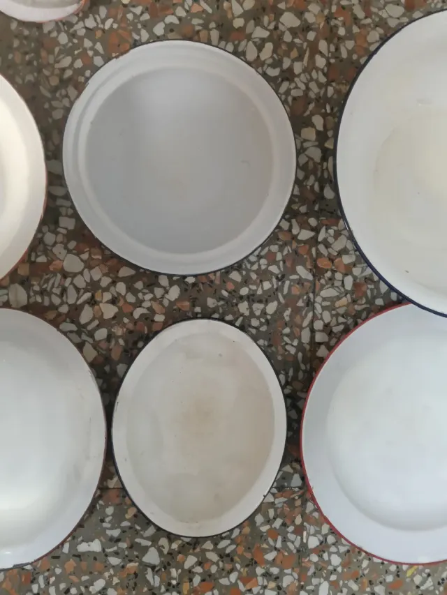 Palanganas esmaltadas vintage