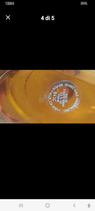 Profumo Delicious spray oro