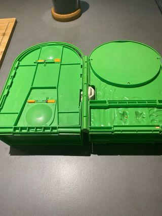 Mochila Pokémon Verde + figuras