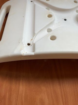 Banco de Ducha blanco Ajustable