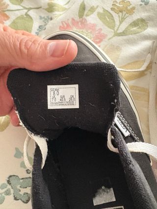 Zapatillas Vans Negras Unisex.