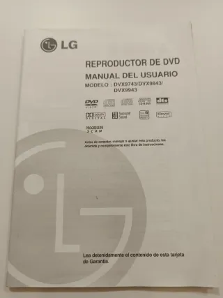 DVD marca LG