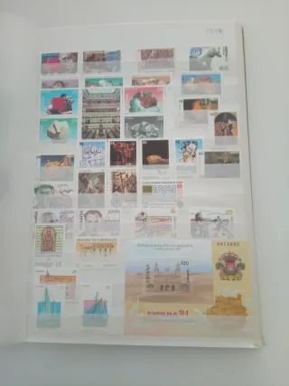 Lote Sellos España Varios Años Años 1991/96