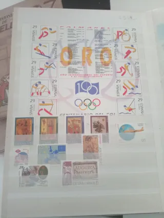 Lote Sellos España Varios Años Años 1991/96