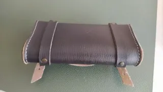 Bolso de cuero para bicicleta