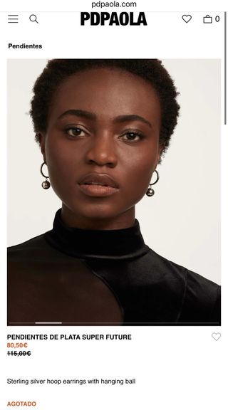Pendientes PdPaola Plata 925