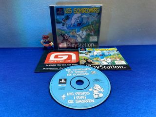 JUEGO PLAYSTATION 1 PSX PAL FR LES SCHTROUMPFS