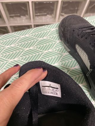 Jordan Air Zapatillas Negras y Grises