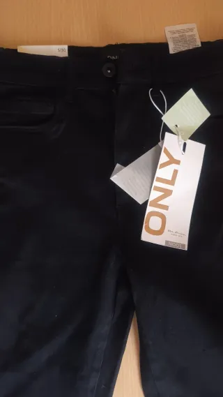 Pantalón Skinny Jean Niña Talla S Negro