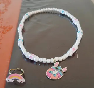 Conjunto Joyas Niñas: Collares, Pulsera y Anillo