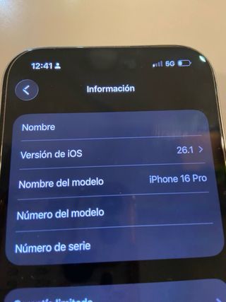 iPhone 16 Pro blanco con garantia hasta marzo