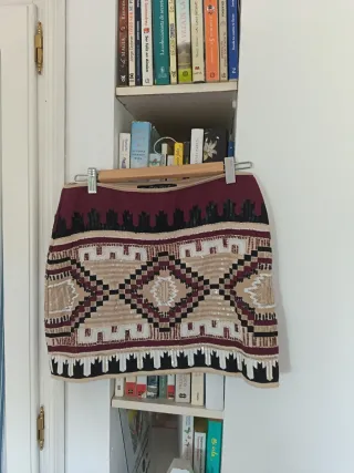 Minifalda Zara lentejuelas