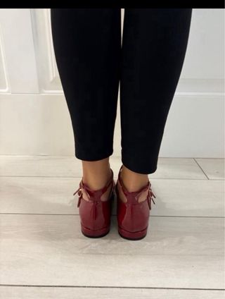 Ballerine rosse donna tg 38 nuova