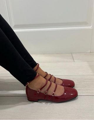 Ballerine rosse donna tg 38 nuova