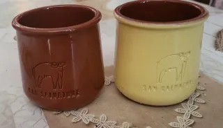 Set 2 vasetti yogurt San Salvatore