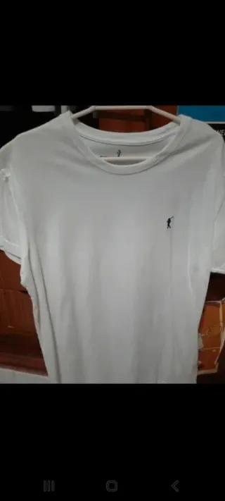 Camiseta Polo Club Blanca