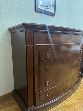 Tocador antiguo de madera