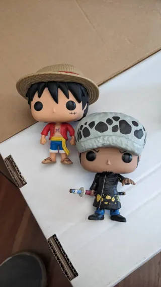 Funko Pop Luffy & Trafalgar Law